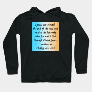 Bible Verse Philippians 3:14 Hoodie